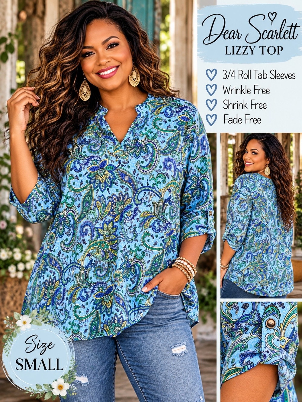 Dear Scarlett Lizzy Top